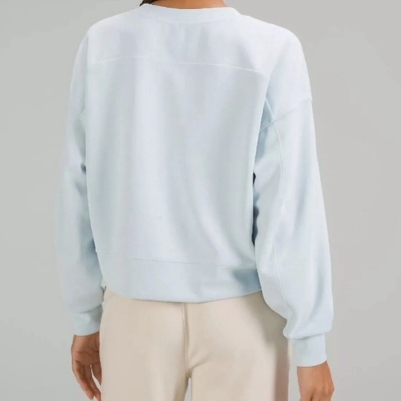 NWT lululemon Softstreme Perfectly Oversized Cropped Crew - Picture 2 of 7